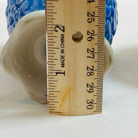 Pfaltzgraff Summer Breeze Hydrangea Flower Salt & Pepper Shakers Purple Green - Picture 8 of 8